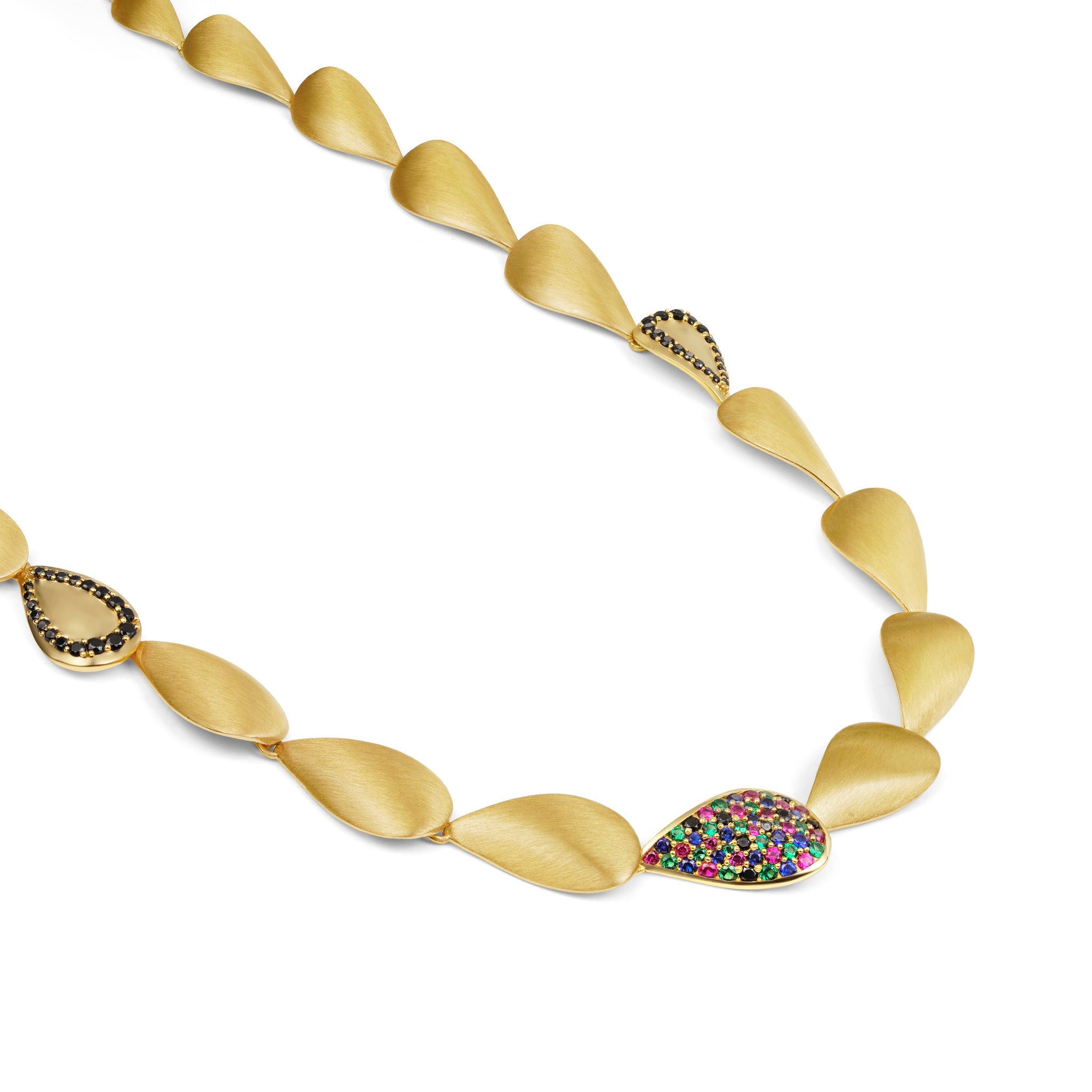 Hi-Life Petal Necklace - Vibrant Gold
