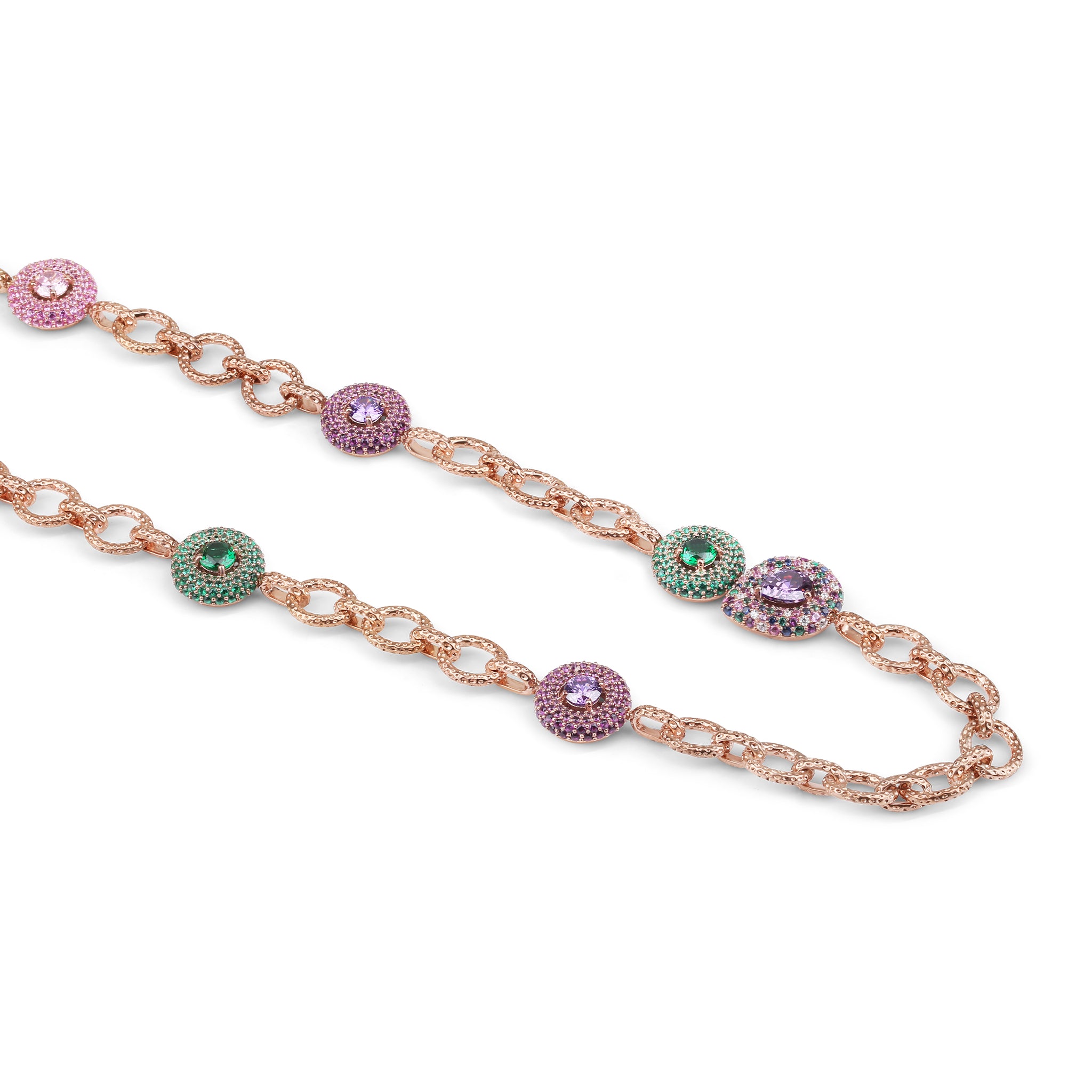 Queen's String Necklace - Rose Gold
