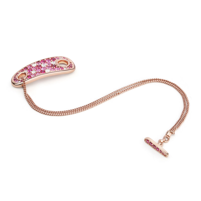 Classy Highland Bracelet - Pink Quartz