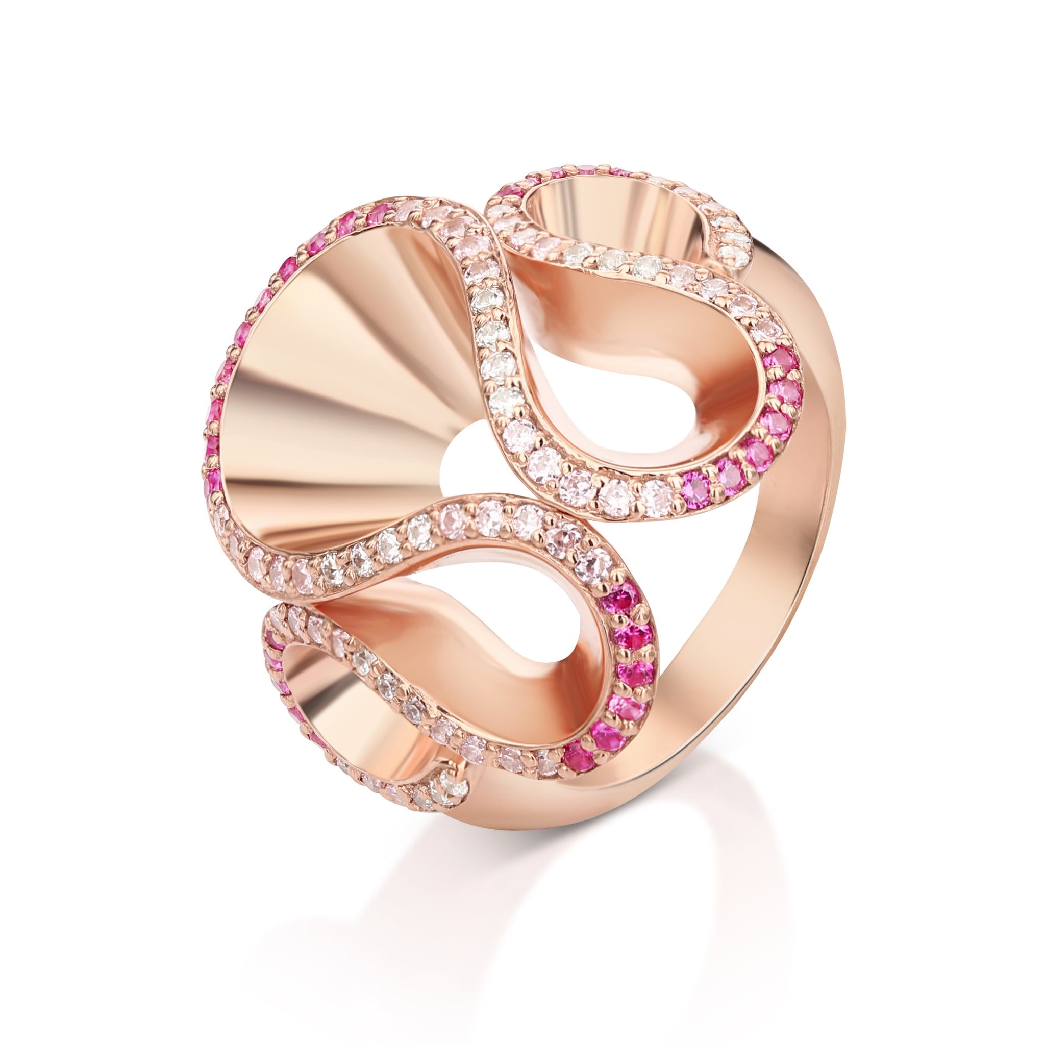 A Maze Ring - Rose Gold