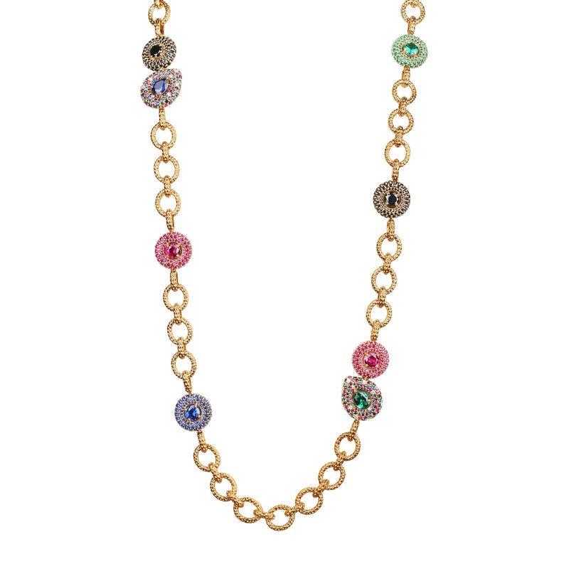 Queen's String Necklace - Yellow Gold