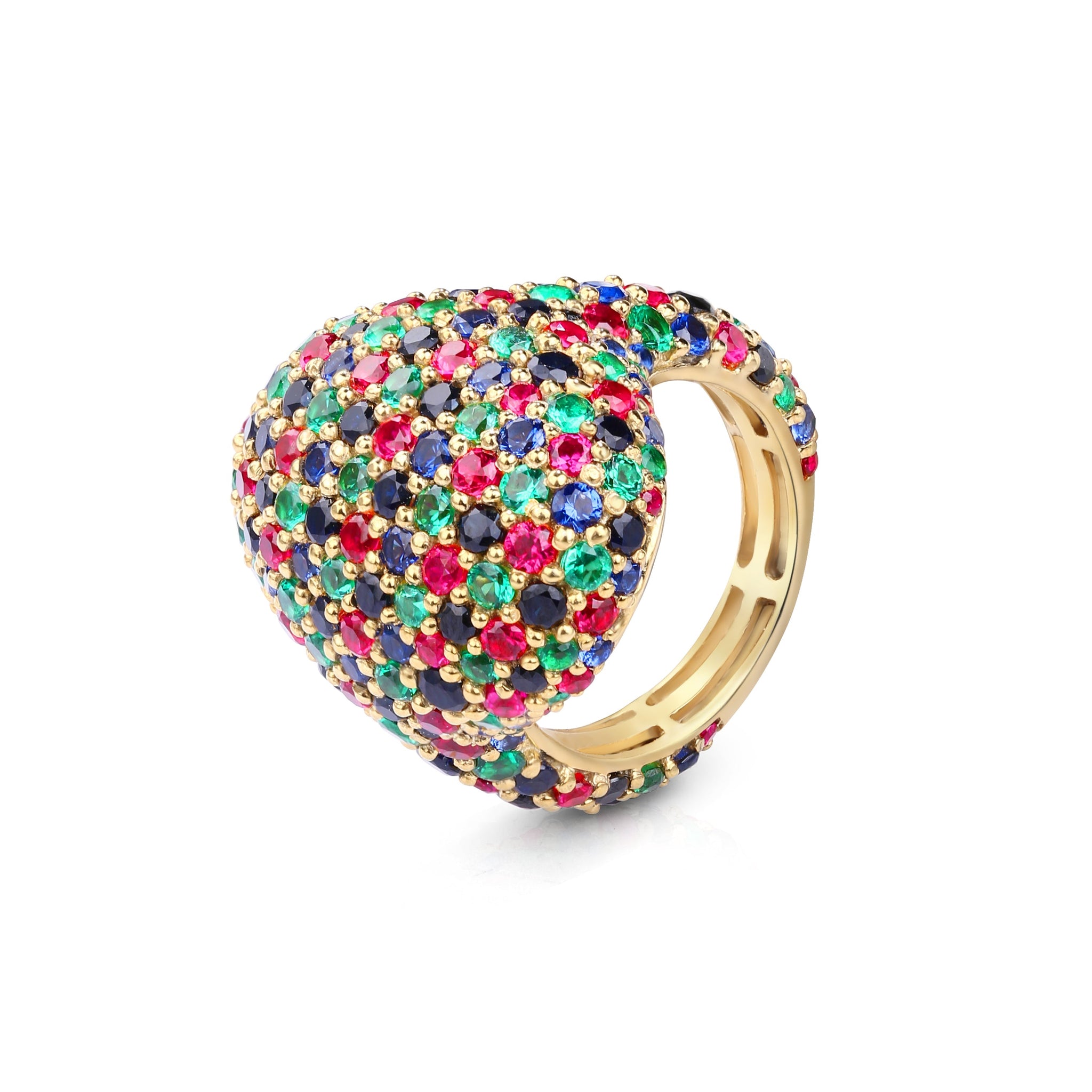 The Statement Ring - Gold Vibrant