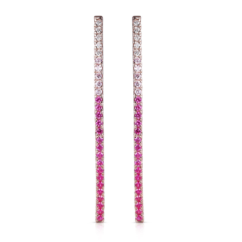 Gogetter's Work Earrings - Rose and Pink