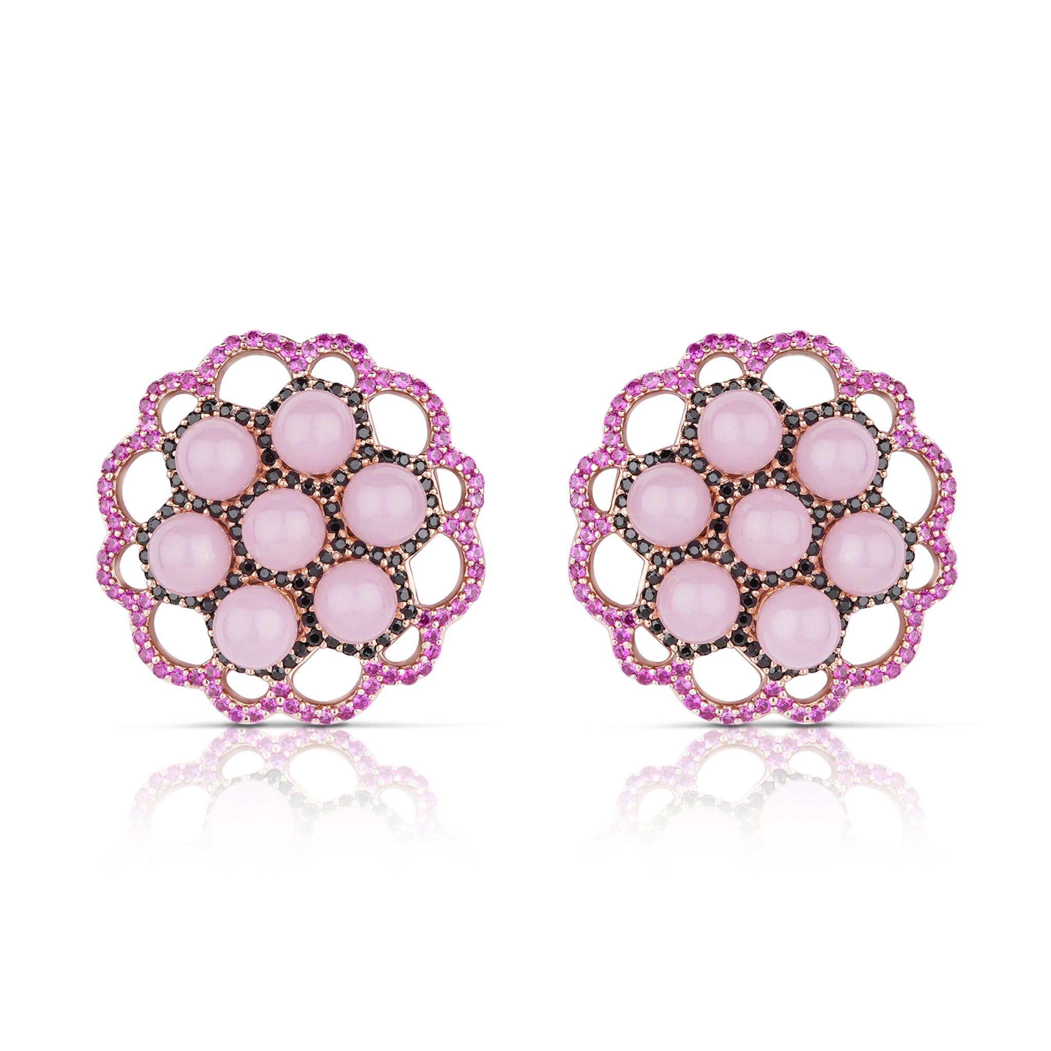 Cluster Pearls Earrings